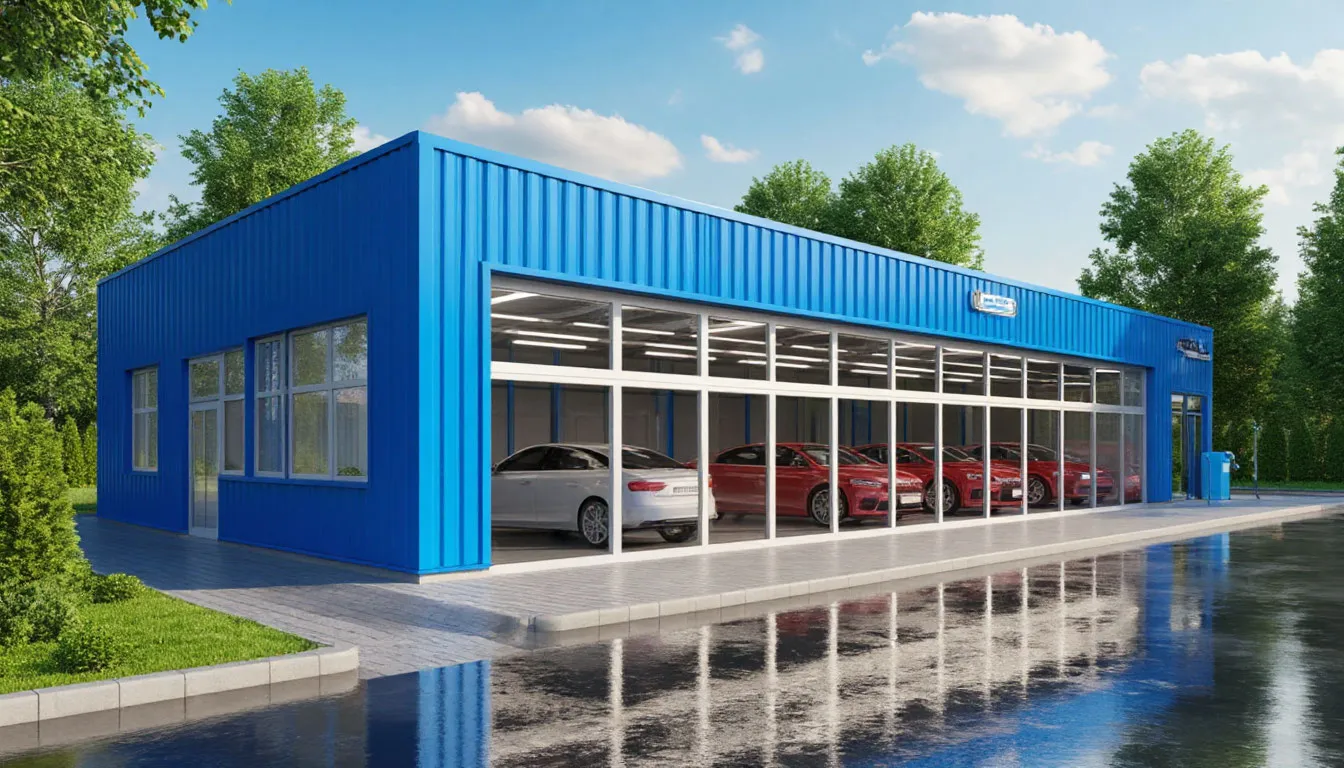 Сэндвич-панели для строительства автомойки: экономия времени и денег